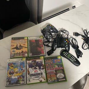 Console Bundle with Controllers and Games - Black